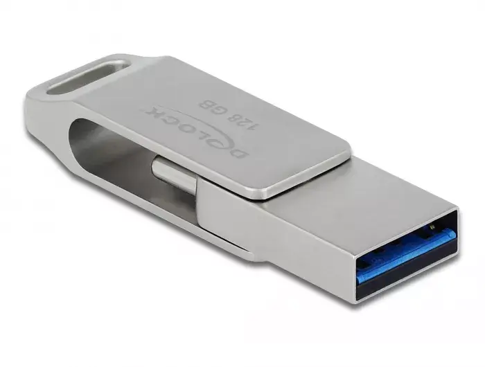 USB Flash Drive DeLOCK 128GB Swivel Model Photo 3