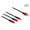 USB uzlādes kabelis DeLOCK 3 in 1 Photo 2