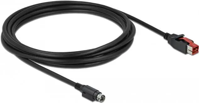 PoweredUSB kabelis DeLOCK 85947 24V Mini-DIN