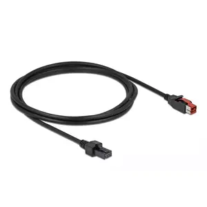 PoweredUSB cable DeLOCK 85951 24 V to 2 x 4 pin male 2 m