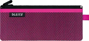 LEITZ zippered pouch WOW Traveller M, pink, 2 compartments for protection and storage