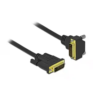 DVI cable DeLOCK 85896 5 m DVI-D Black