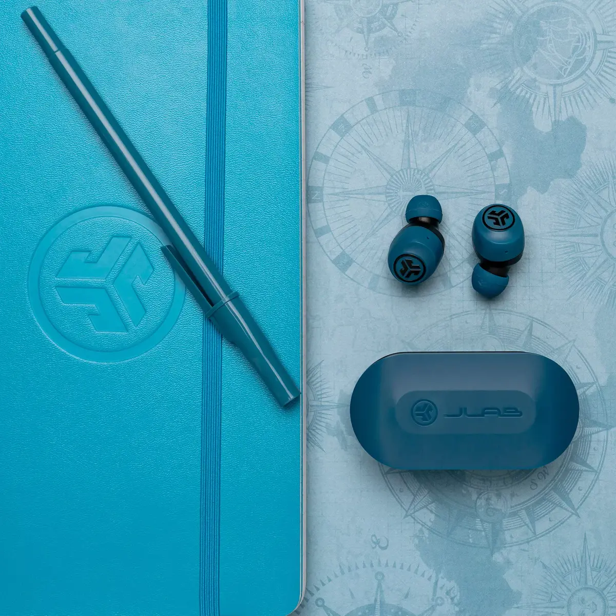 Наушники JLab GO AIR True Wireless Earbuds - Navy Photo 4