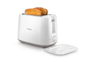 Philips Daily Collection HD2582/00 toaster 800 W 2 slots White with defrost and keep warm function