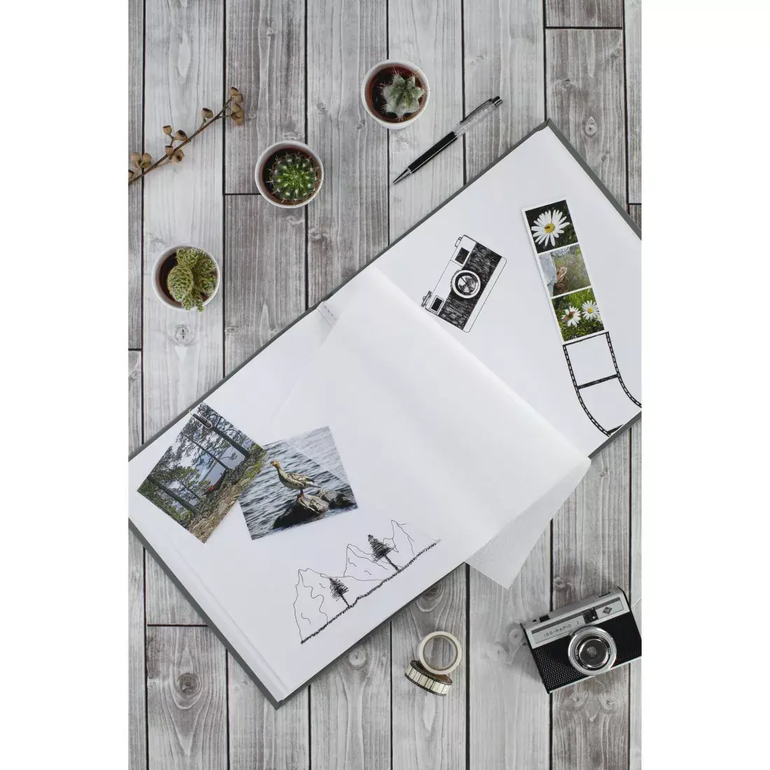 Fotoalbums Hama Fine Art Pelēks 320 lapas Photo 3