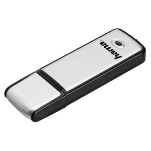 Hama Fancy USB zibatmiņa 16 GB 2.0 Melns, Sudrabs