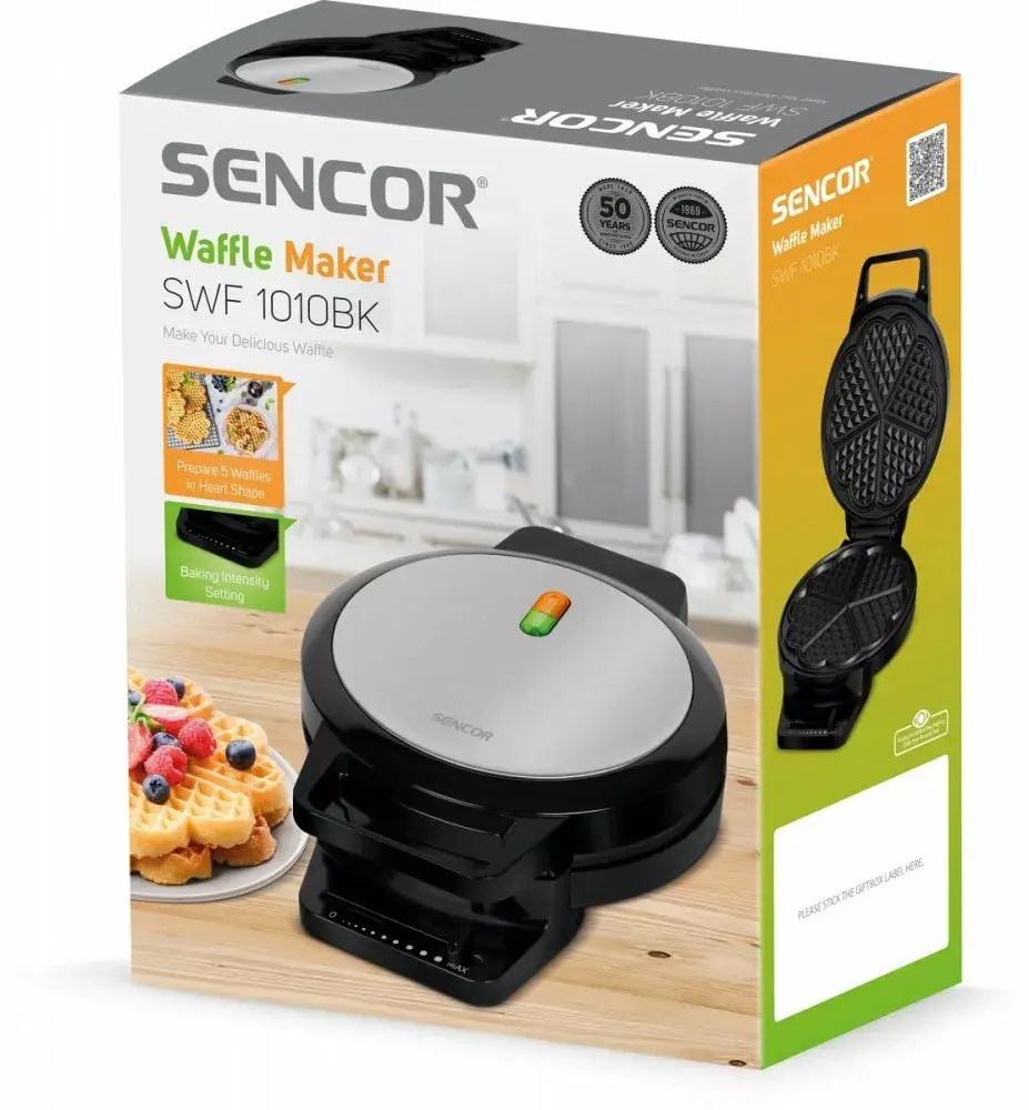 Vafeļu panna SENCOR SWF 1010BK 1000W Photo 14