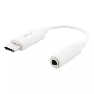 Кабель для мобильного телефона Deltaco USBC-1145 0.11м белый