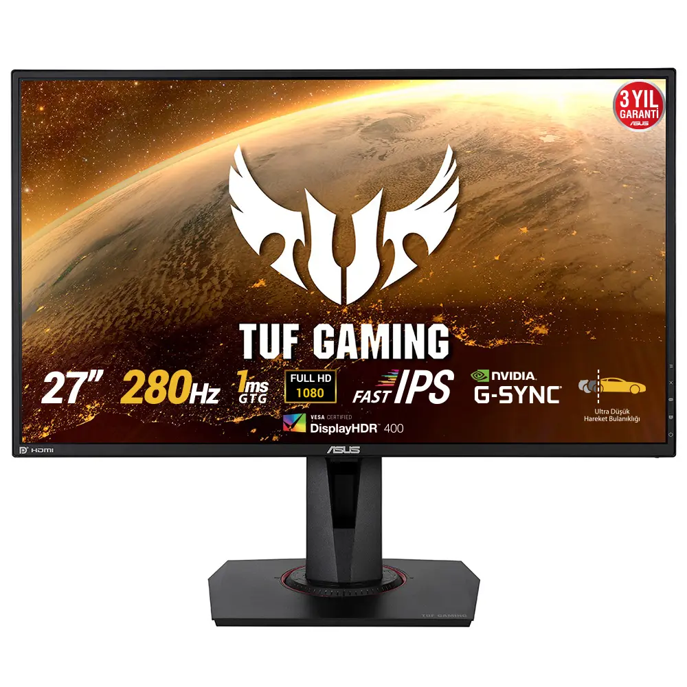 ASUS TUF Gaming VG279QM datora monitors
