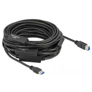 USB cable DeLOCK 85382 USB 3.2 Gen 1 20 m USB A USB B Black