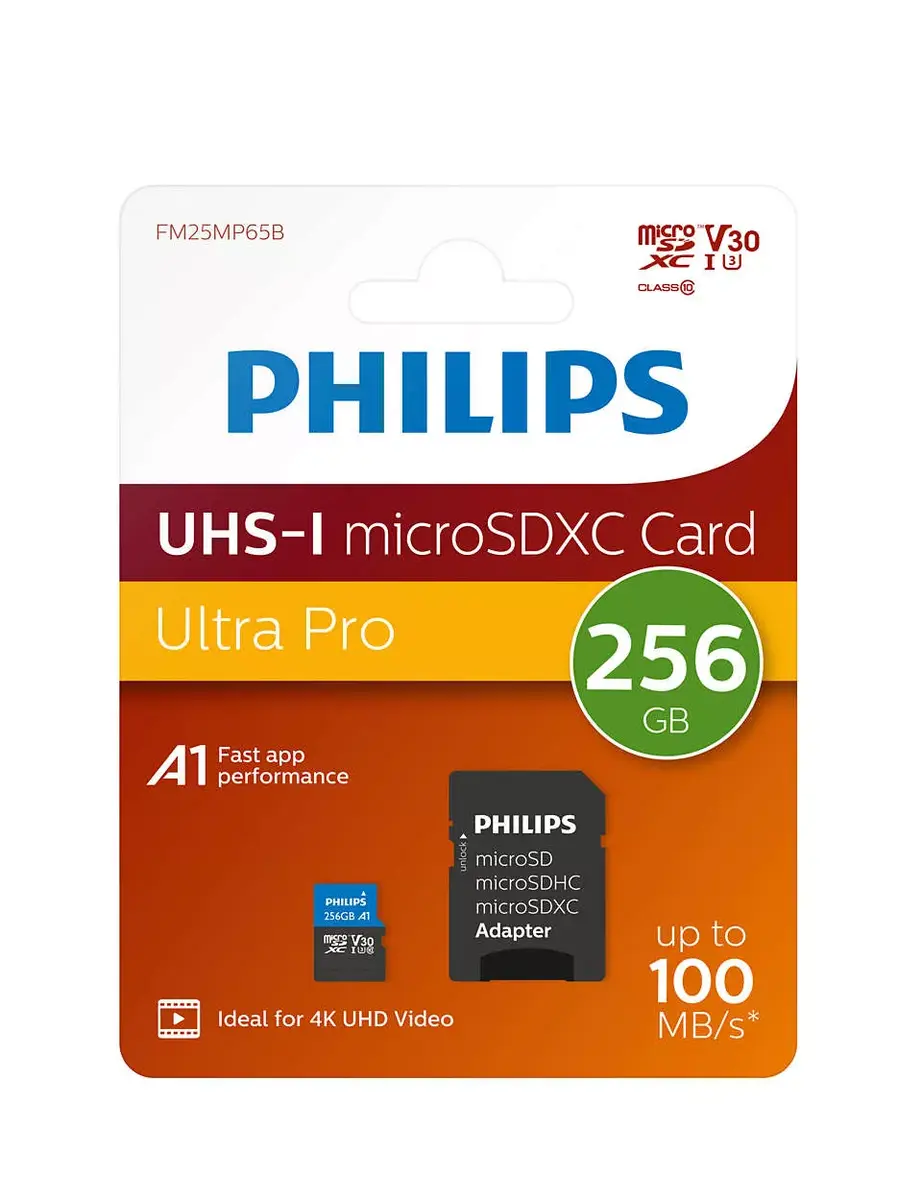 MicroSDXC Philips 256GB FM25MP65B/00 Photo 2