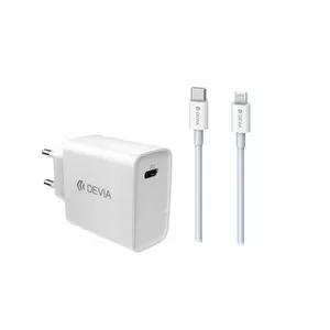 Devia Smart series PD quick charger suit (EU,18W) white