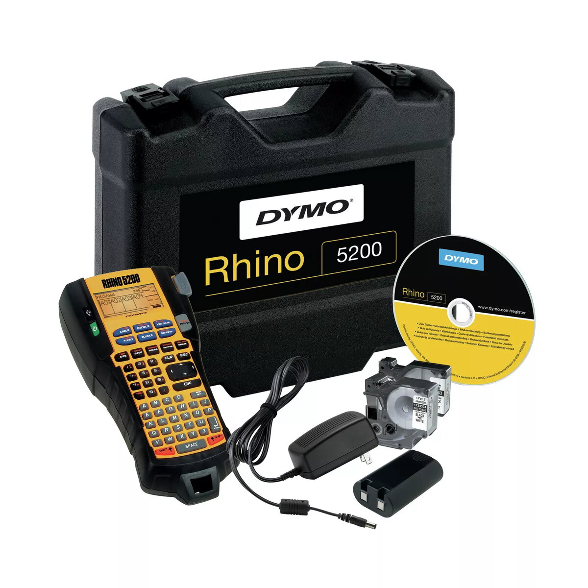 Etiķešu printeris DYMO RHINO 5200 Kit