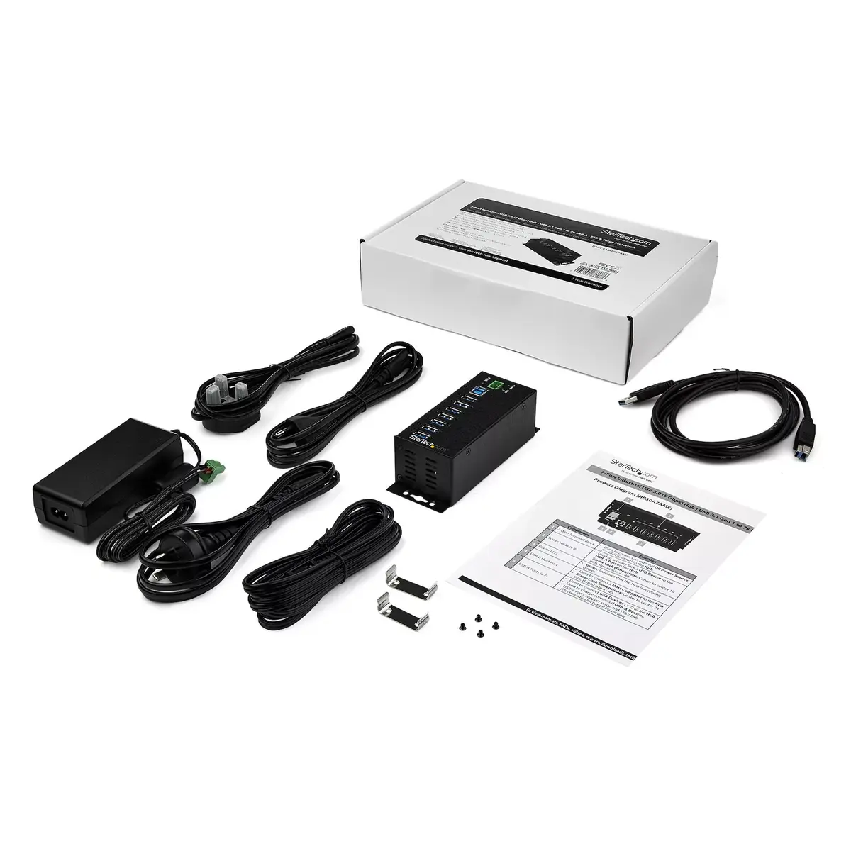 StarTech 7-портовый USB 3.0 хаб HB30A7AME Photo 4