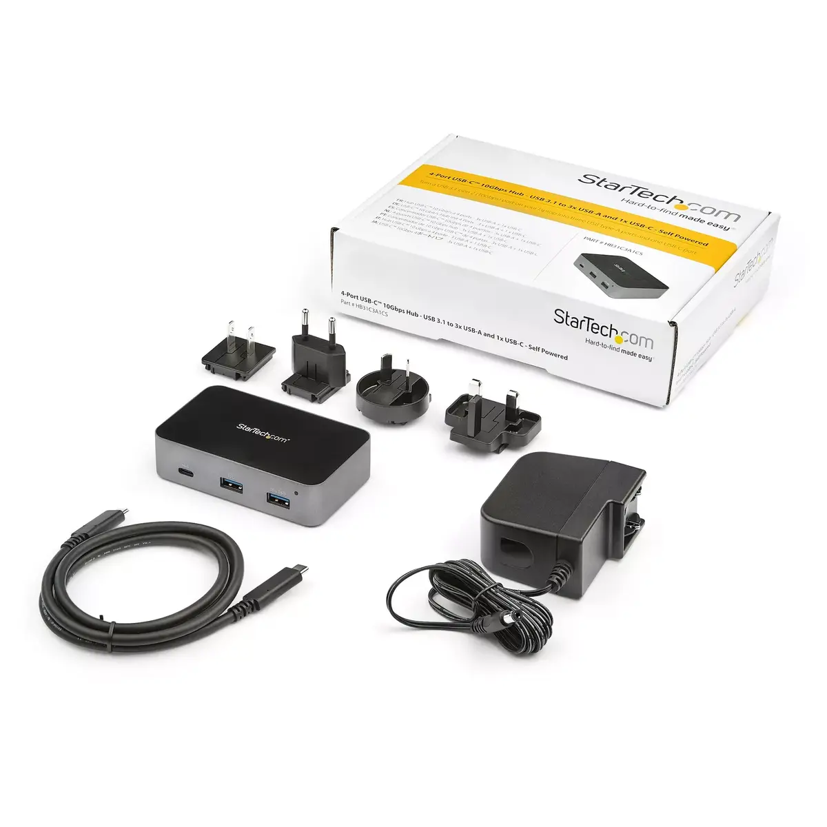 StarTech 4-портовый USB-C концентратор HB31C3A1CS Photo 5