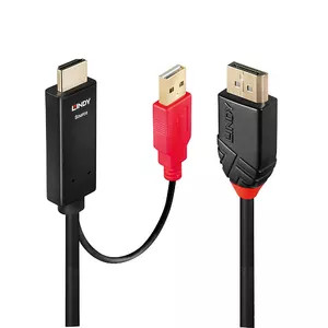 Кабель HDMI на DisplayPort Lindy 0.5m