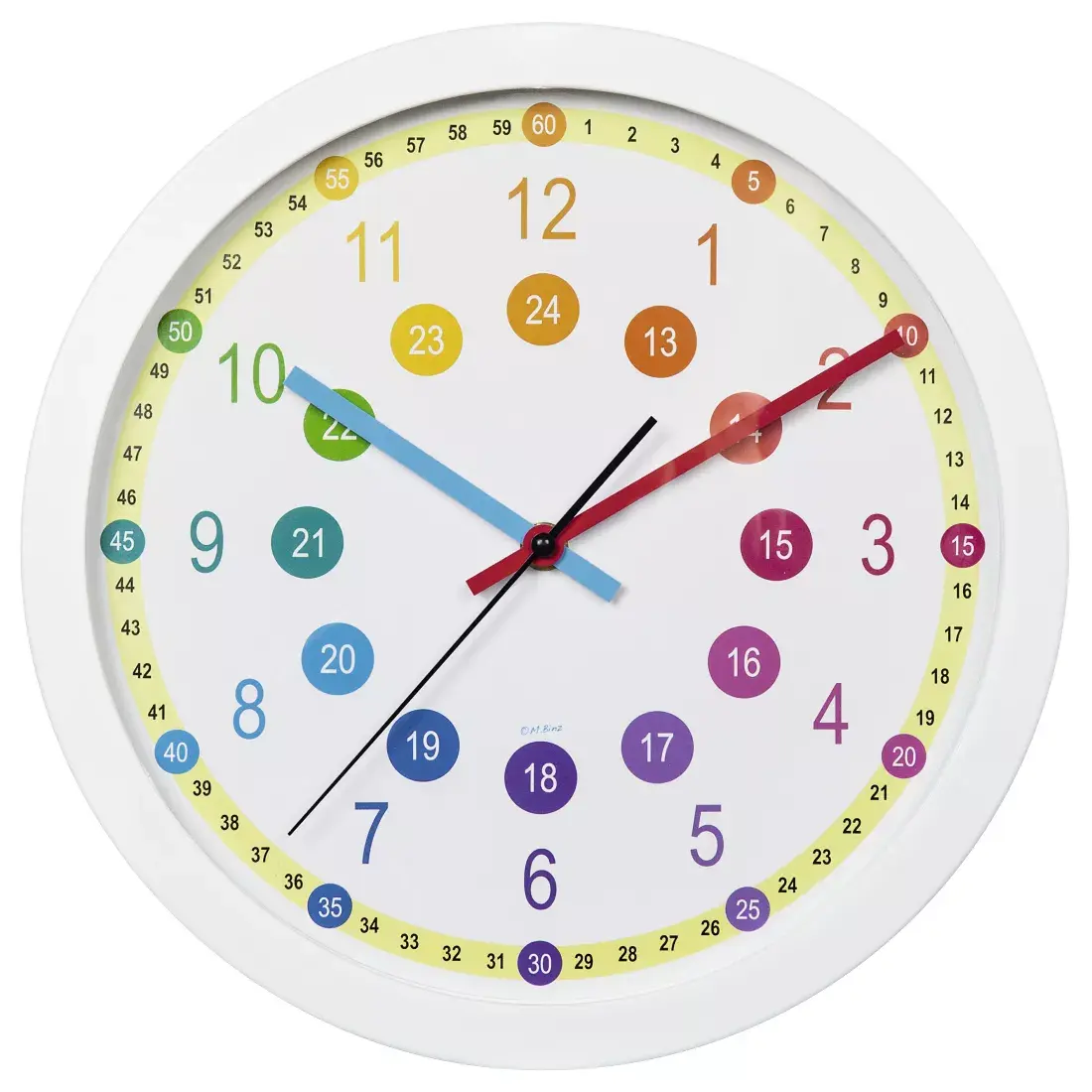 Кварцевые часы Hama Easy Learning Circle Multicolour Photo 2