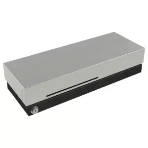 Cash drawer APG CashPlus Flip Lid 490 white — secure till for POS systems