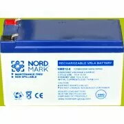 12V hermētiska svina-skābes akumulators NMB12-8 8Ah