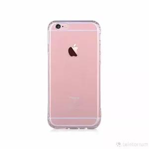 Protective shockproof case Devia for iPhone 6/6s — transparent TPU cover