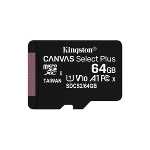 Kingston Technology 64GB micSDXC Canvas Select Plus 100R A1 C10 Single Pack w/o ADP