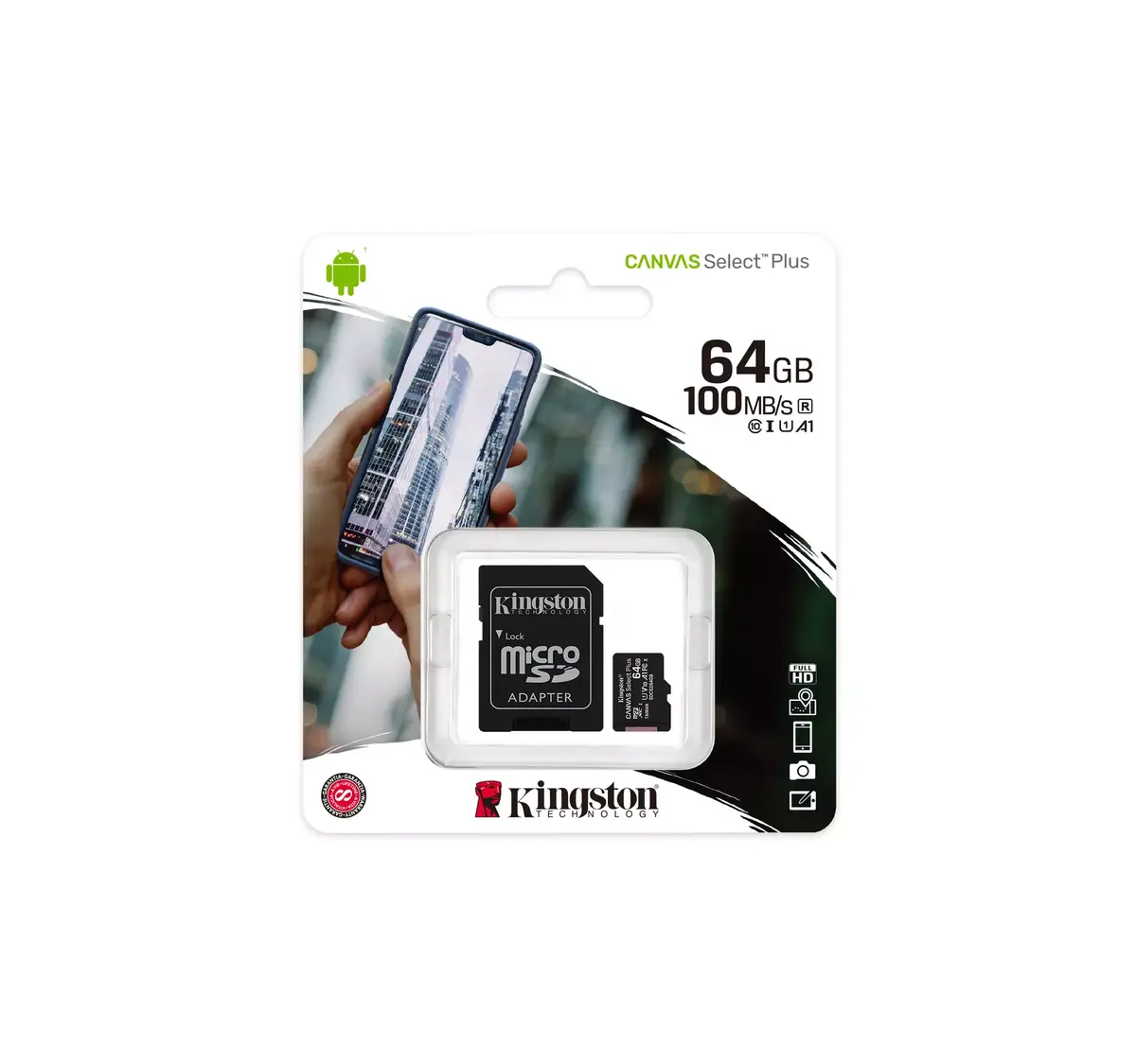 Flash Memory Kingston 64GB Canvas Select Plus Photo 5