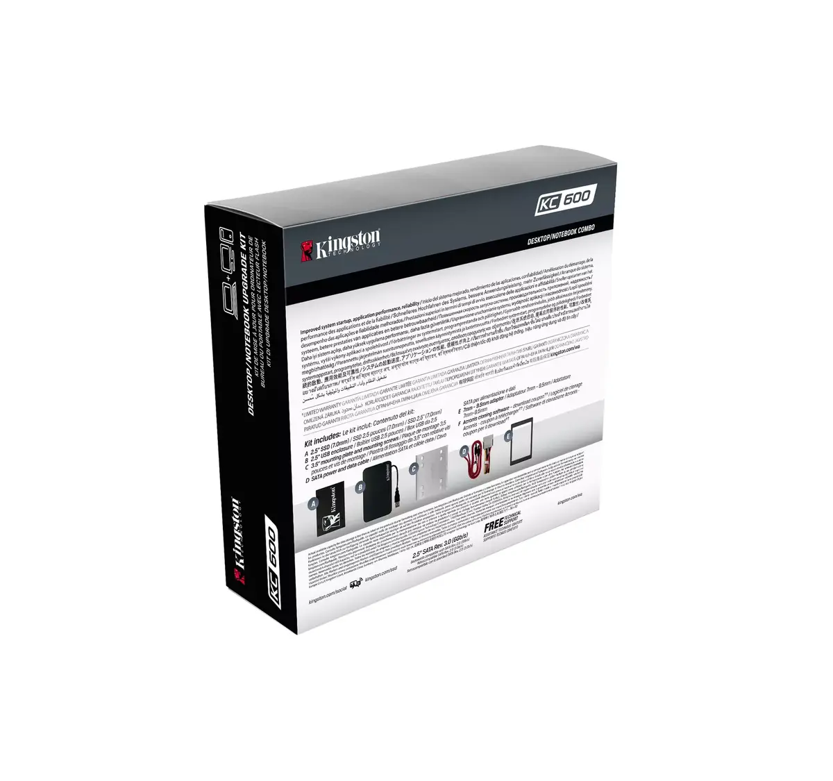 SSD disks Kingston Technology 1024G KC600 Photo 5