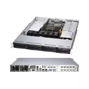 Serveris Supermicro A+ 1014S-WTRT Socket SP3 Rack 1U Melns
