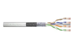 DIGITUS CAT 6 SF/UTP Vītā pāra instalācijas kabelis 305 m Pelēks Cat6 10000 Mbit/s