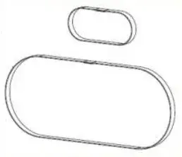 Zebra P1046696-146 Media Drive Belt for ZE500 Label Printer, 2-Pack