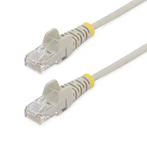 Кабель CAT6 StarTech.com N6PAT200CMGRS 2м Слим Без зацепов Серый