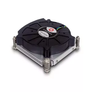 Cooler Inter-Tech K-6 Processor 8 cm Black Silver