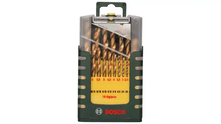 Drill bit set Bosch Prom 19-tlg. Metallbohrer HSS-TiN Photo 2