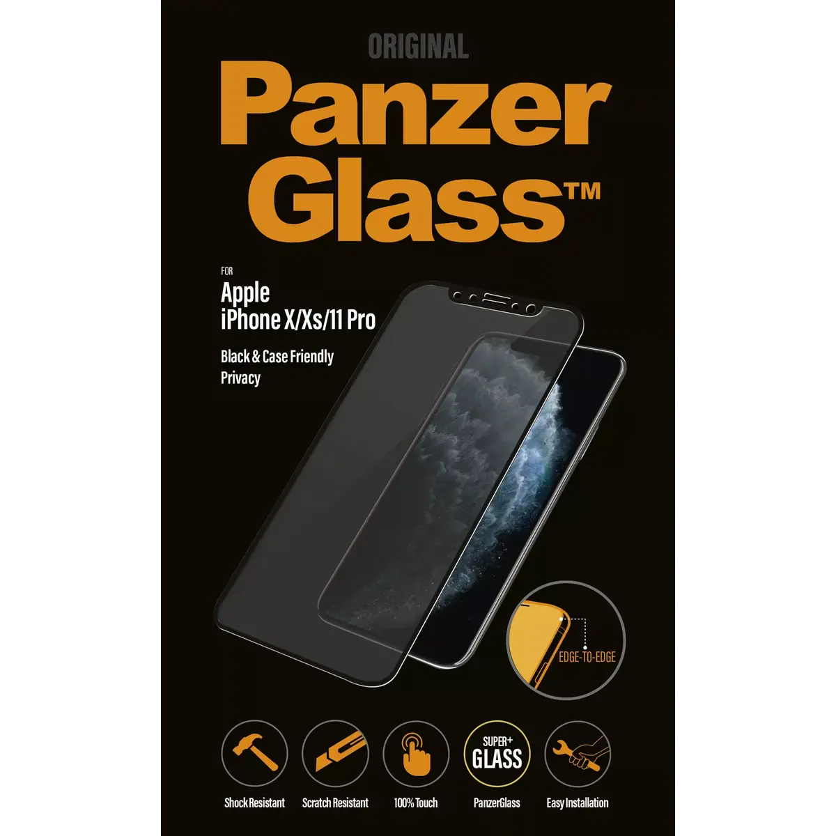 Privātuma ekrāna aizsargstikls PanzerGlass Apple iPhone 11 Pro X Xs Photo 5