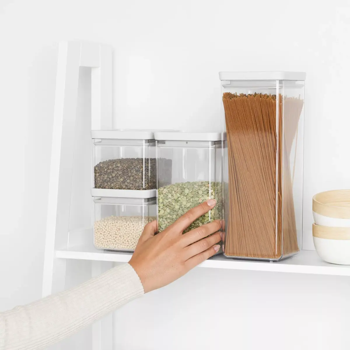 Kvadrātveida plastmasas burka Brabantia Tasty+ Photo 3