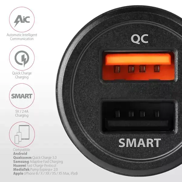 Автомобильное зарядное устройство Axagon PWC-QC5 Photo 8