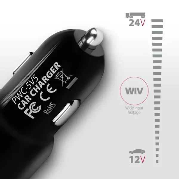 Автомобильное зарядное устройство PWC-5V5 Photo 3