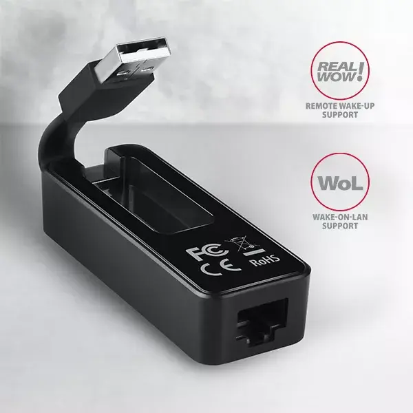 AXAGON ADE-XR USB 2.0 Type-A Fast Ethernet адаптер Photo 3