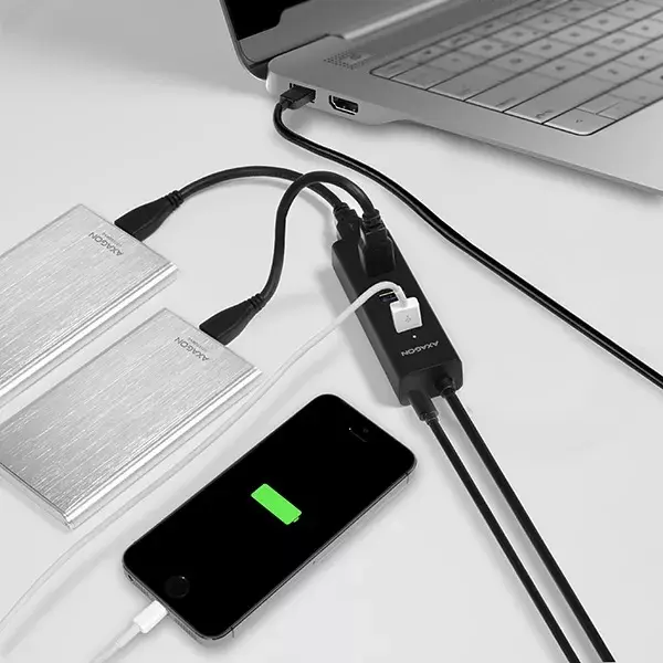 USB хаб Axagon HUE-S2BP Photo 14