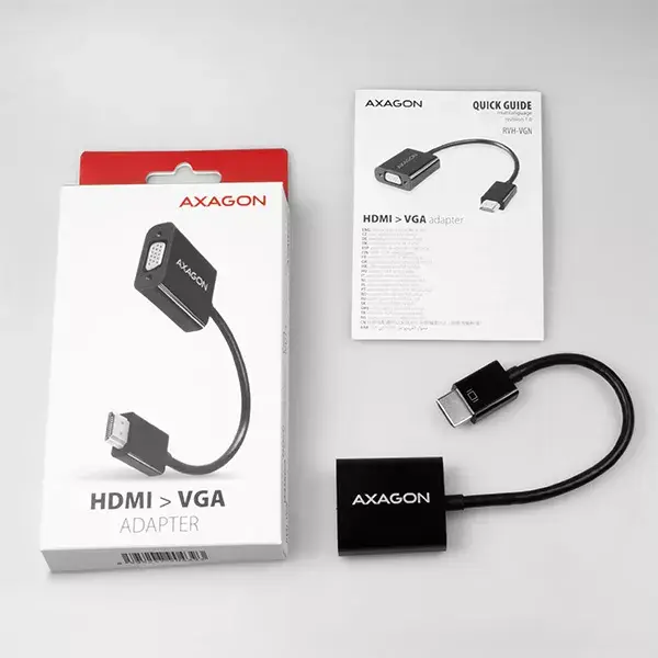 Video kabeļa adapteris Axagon RVH-VGN Photo 7