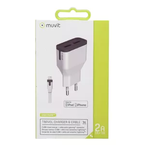 Muvit MUPAK0289 mobile device charger Smartphone, Tablet White AC Indoor