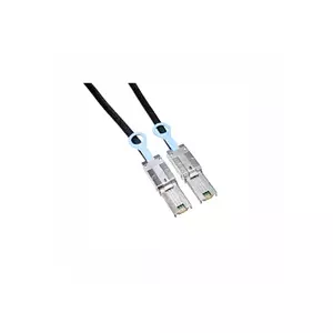 SAS kabelis Dell 470-11676, Serial Attached SCSI 2 m, melns/ sudrabains