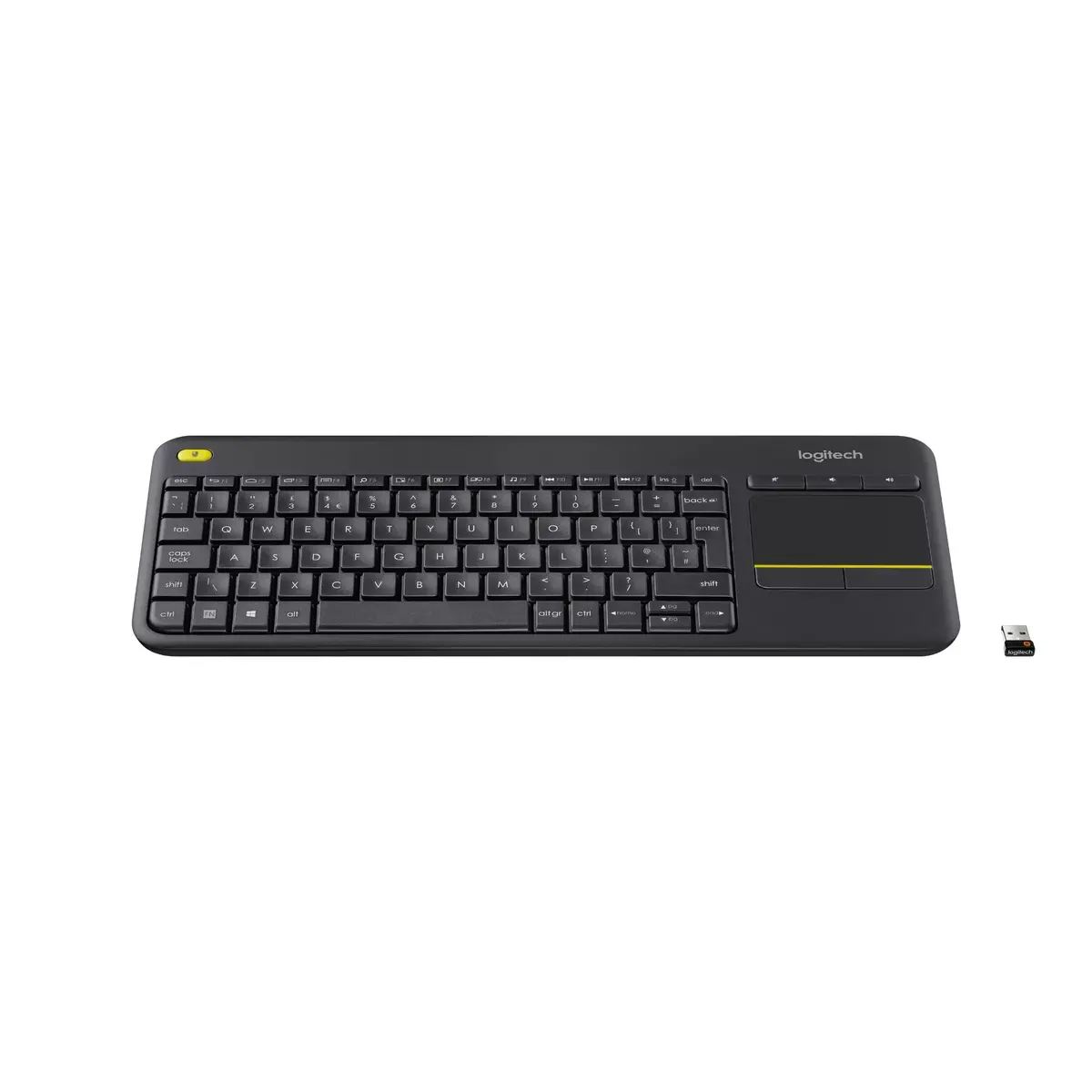 Bezvadu taustiņu klaviatūra Logitech K400 Plus