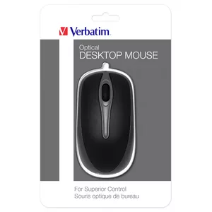 Verbatim 49019 mouse Ambidextrous USB Type-A Optical 1000 DPI