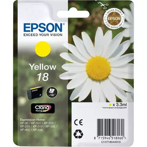 Картридж Epson 18 XP-30 Желтый