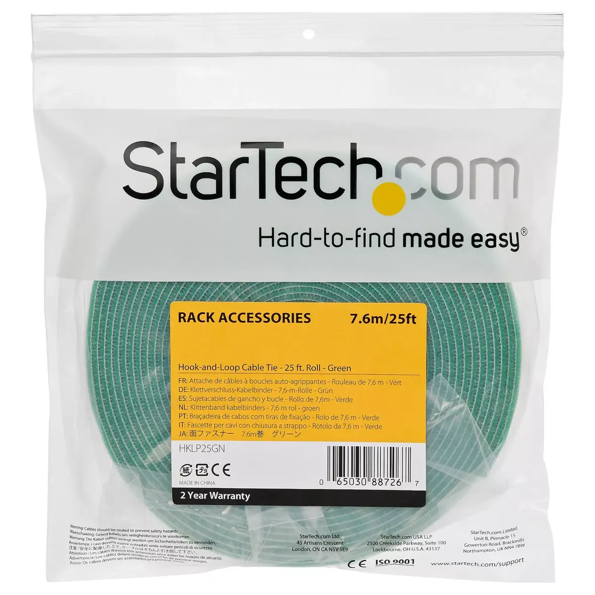 Hook & Loop kabelis StarTech.com HKLP25GN Photo 4