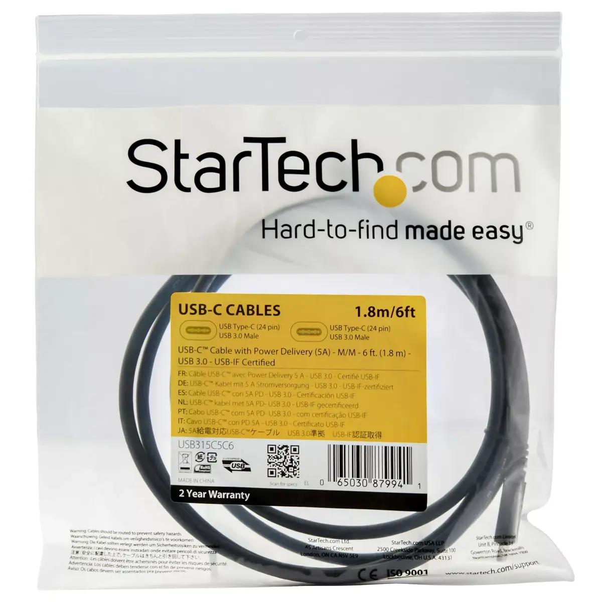 USB C uz USB C kabelis StarTech.com USB315C5C6 Photo 5