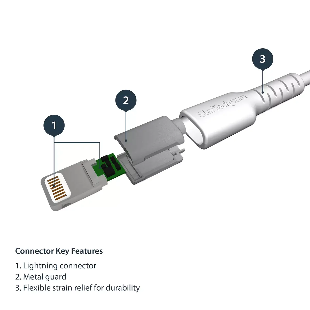 USB-A to Lightning Cable StarTech.com RUSBLTMM1M Photo 4