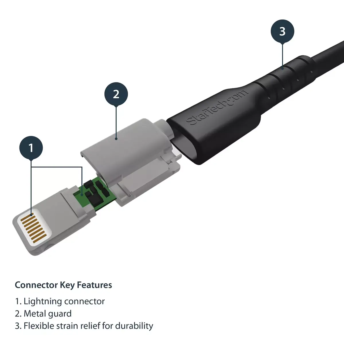 StarTech кабель USB-A — Lightning 1 м Photo 3