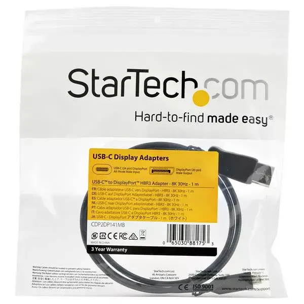 USB C to DisplayPort Cable StarTech CDP2DP141MB Photo 5